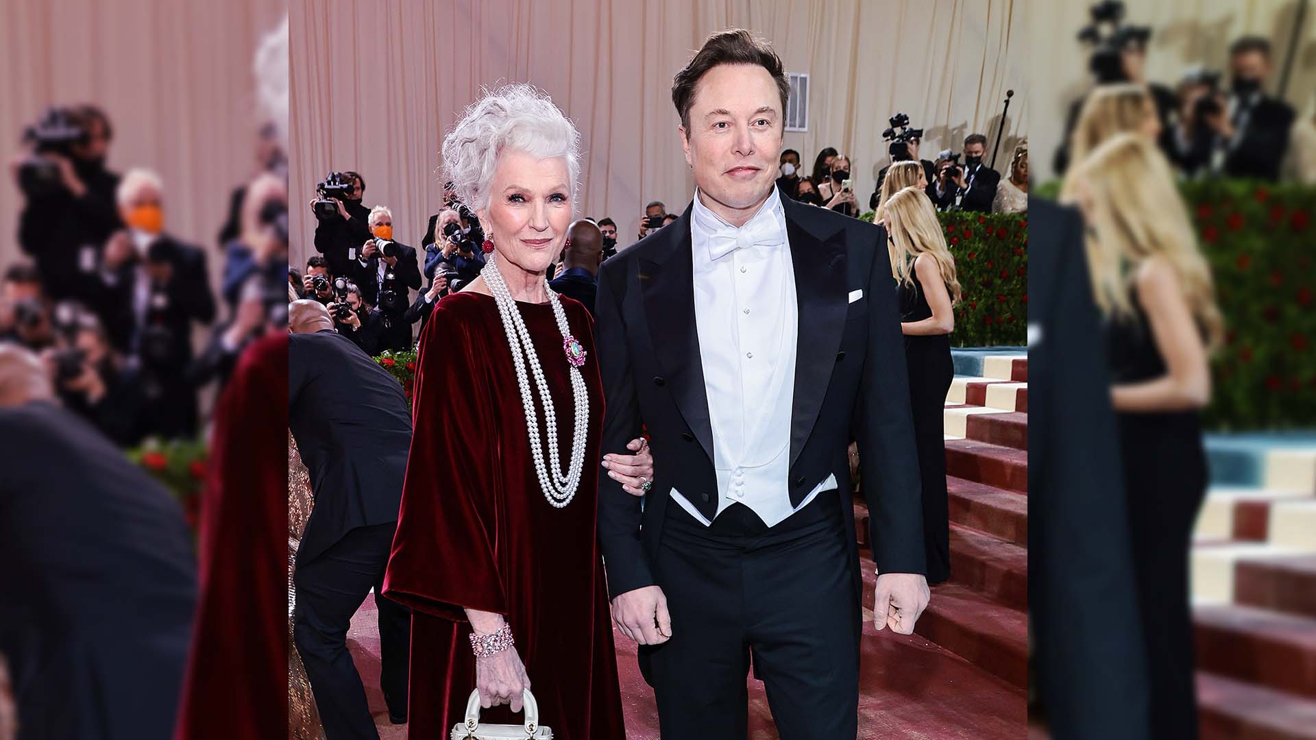 Elon Musk Brings His Mom at Met Gela 2022