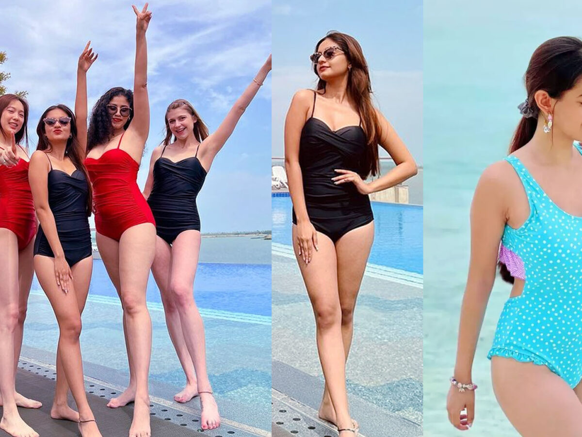 1200px x 900px - Anushka Sen spotted in Black Bikini with Girl Gang - Daily Research Plot