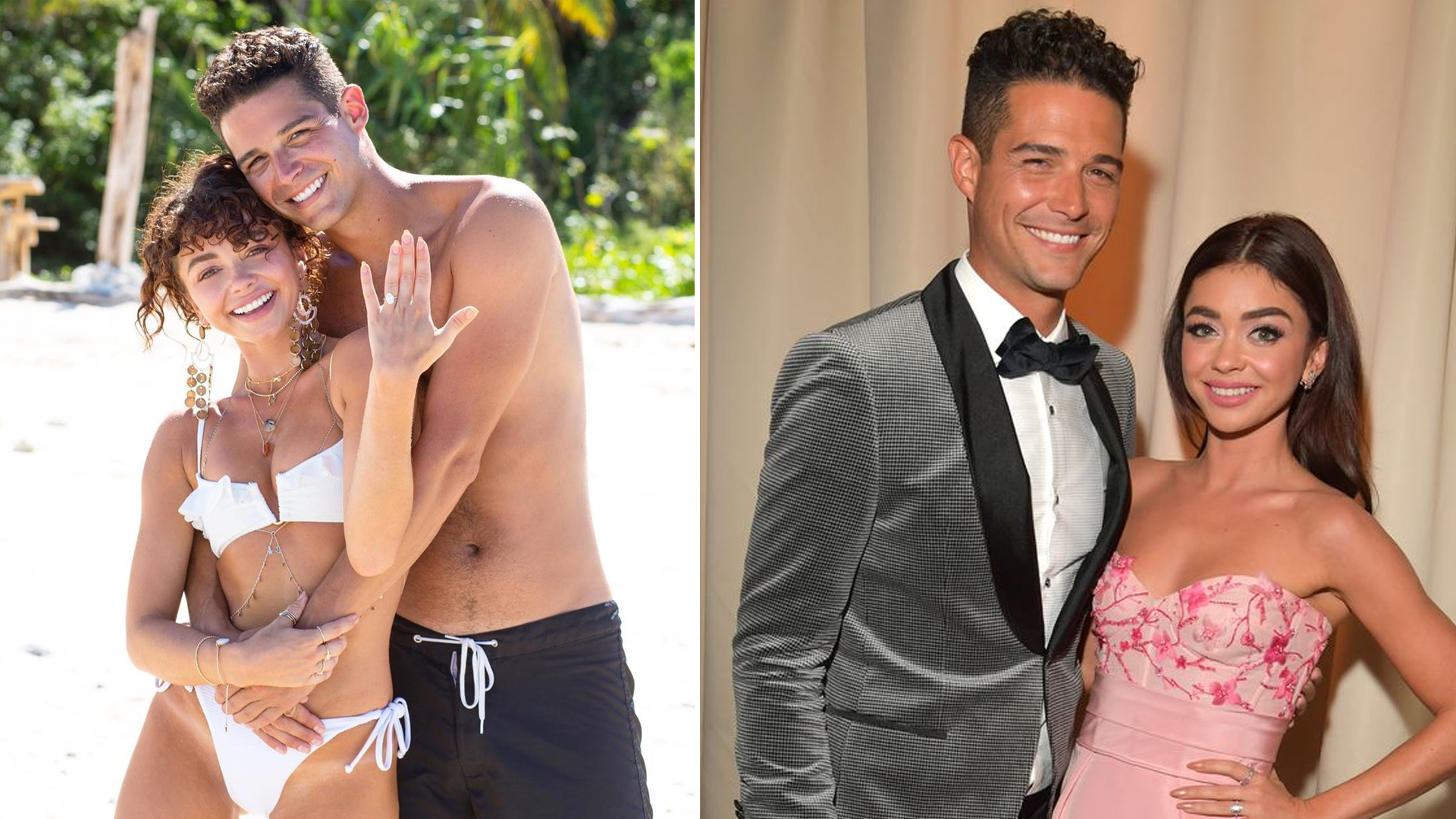 Sarah Hyland and Wells Adams