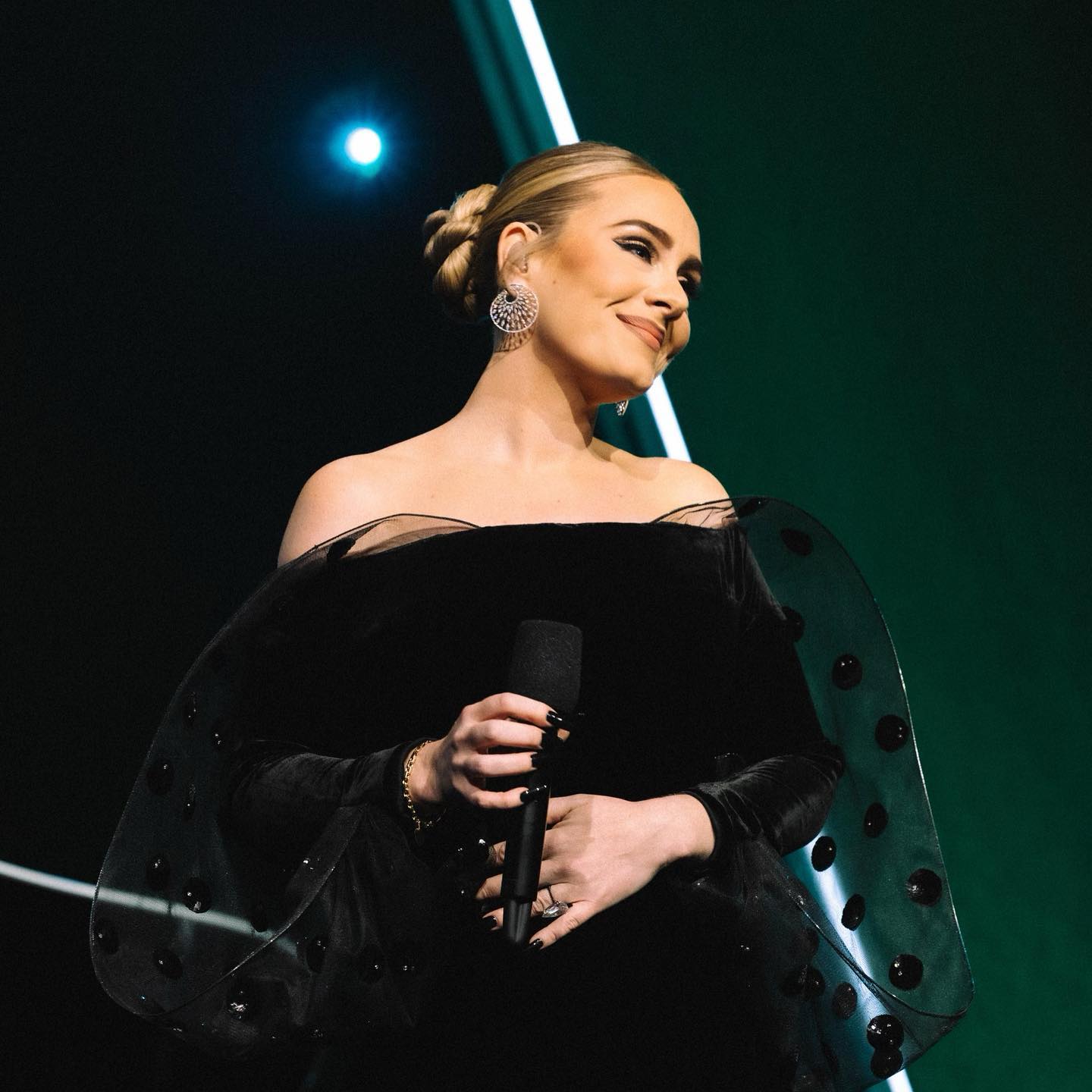 Adele 💓 in #LouisVuitton gown at the #GRAMMYS2023 awards