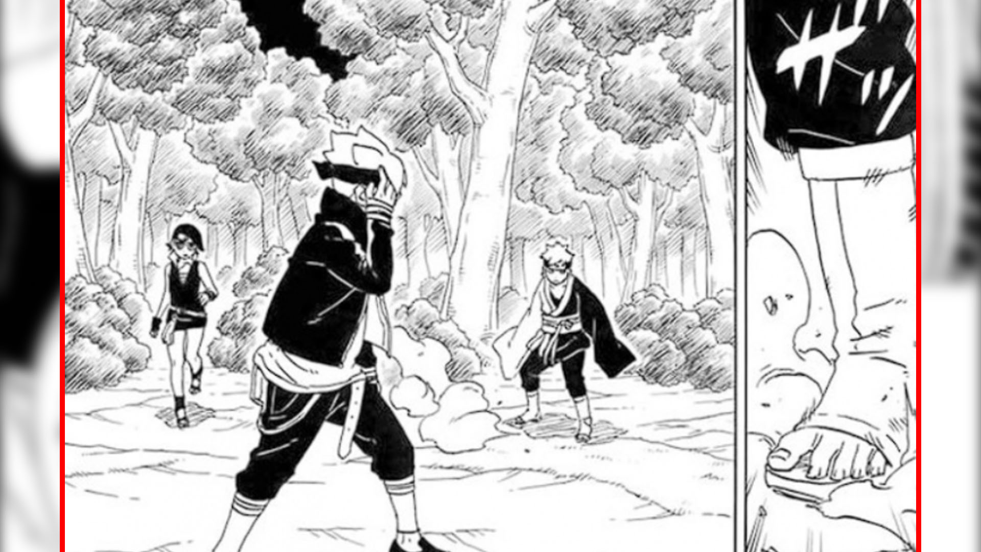 Something is terribly wrong with Boruto in Chapter 80, but nobody