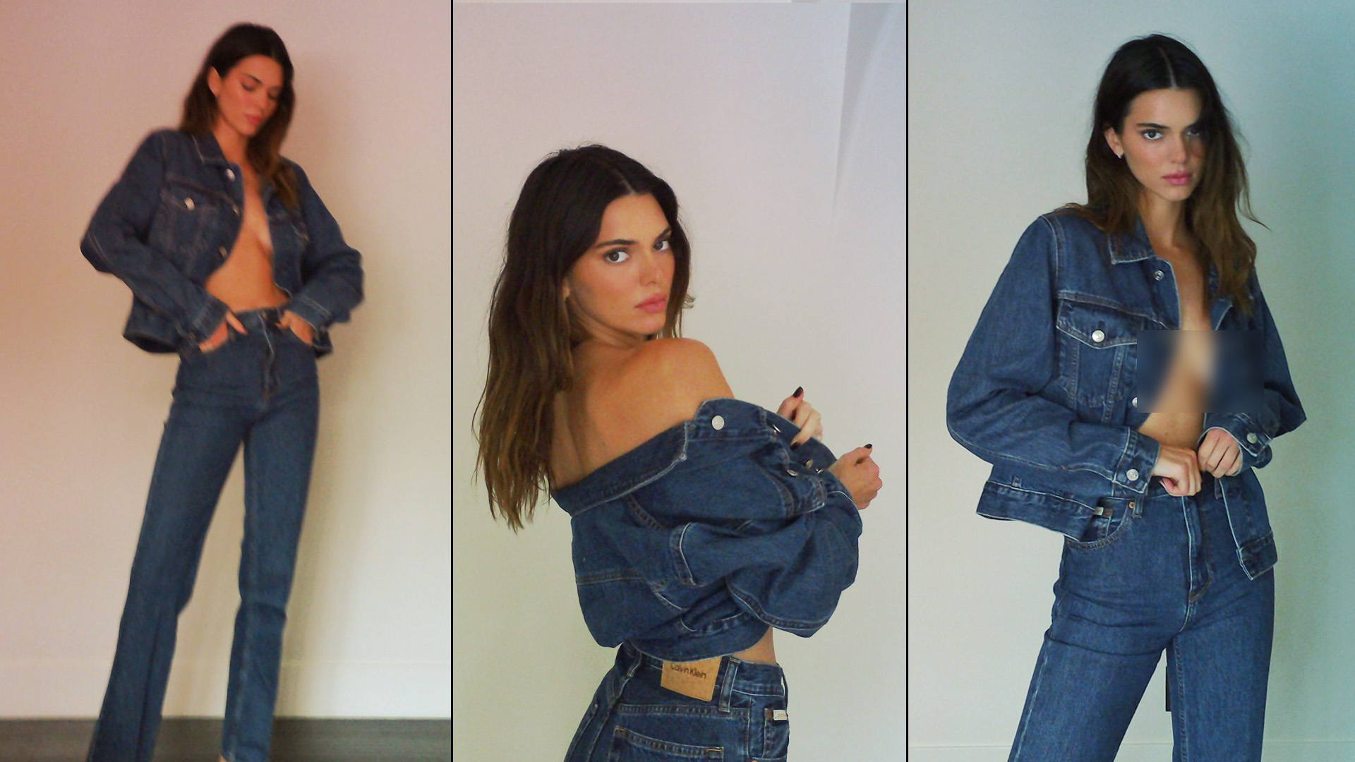 Kendall Jenner Went All Denim For Calvin Klein’s Campaign!