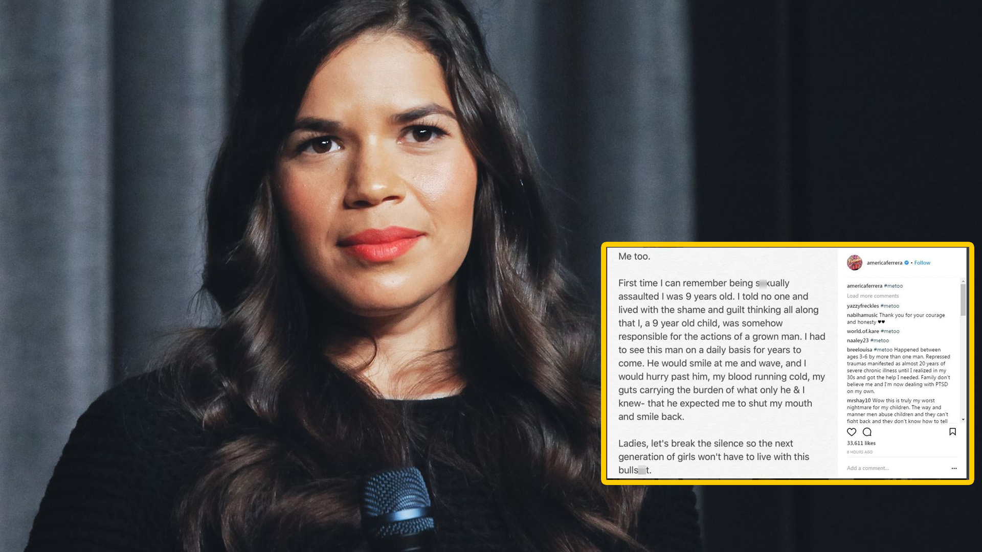 America Ferrera Joins Me Too Movement, Said She Was Assaulted