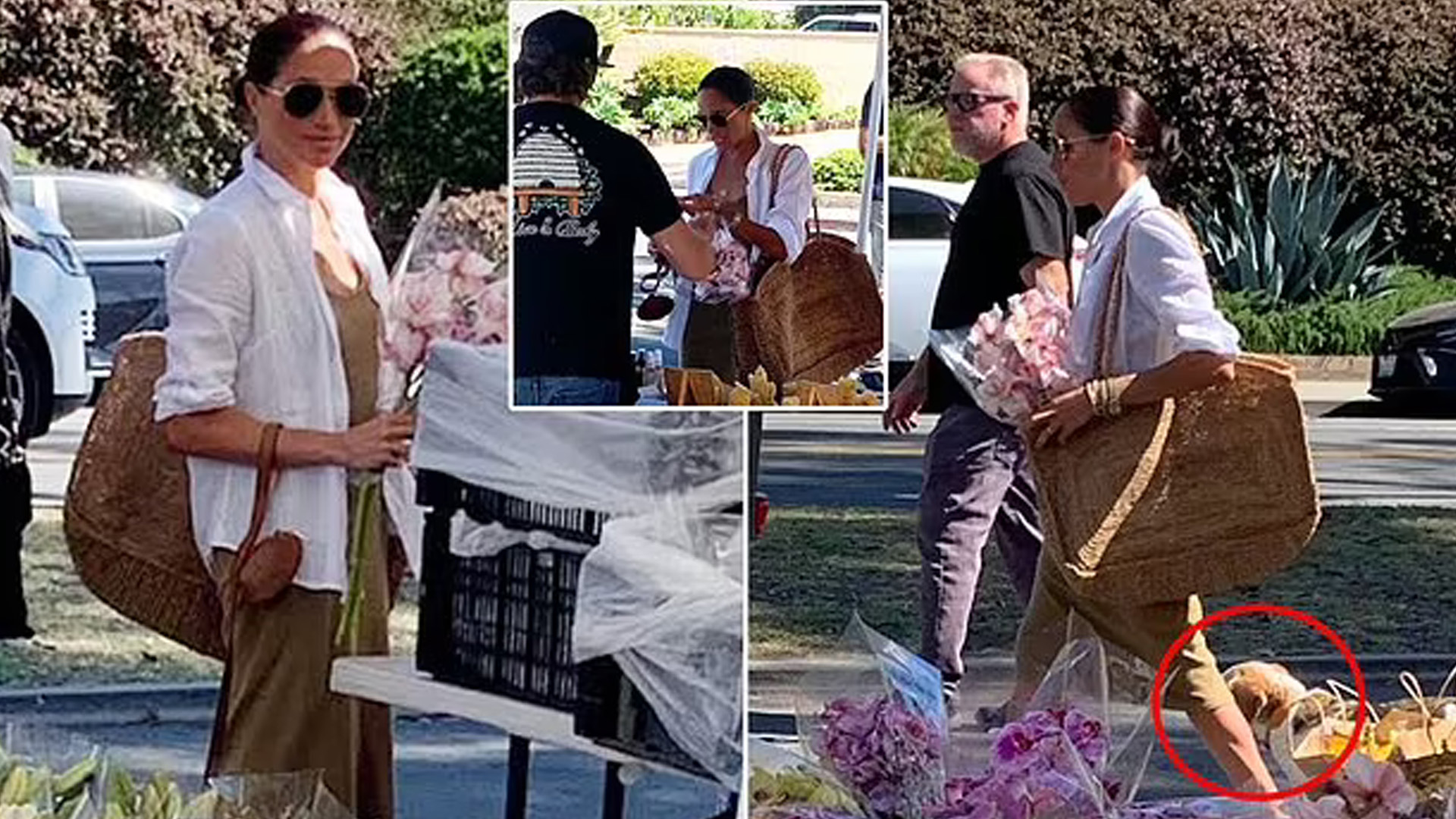 Meghan Markle Spotted Shopping from the Farmer’s Market!