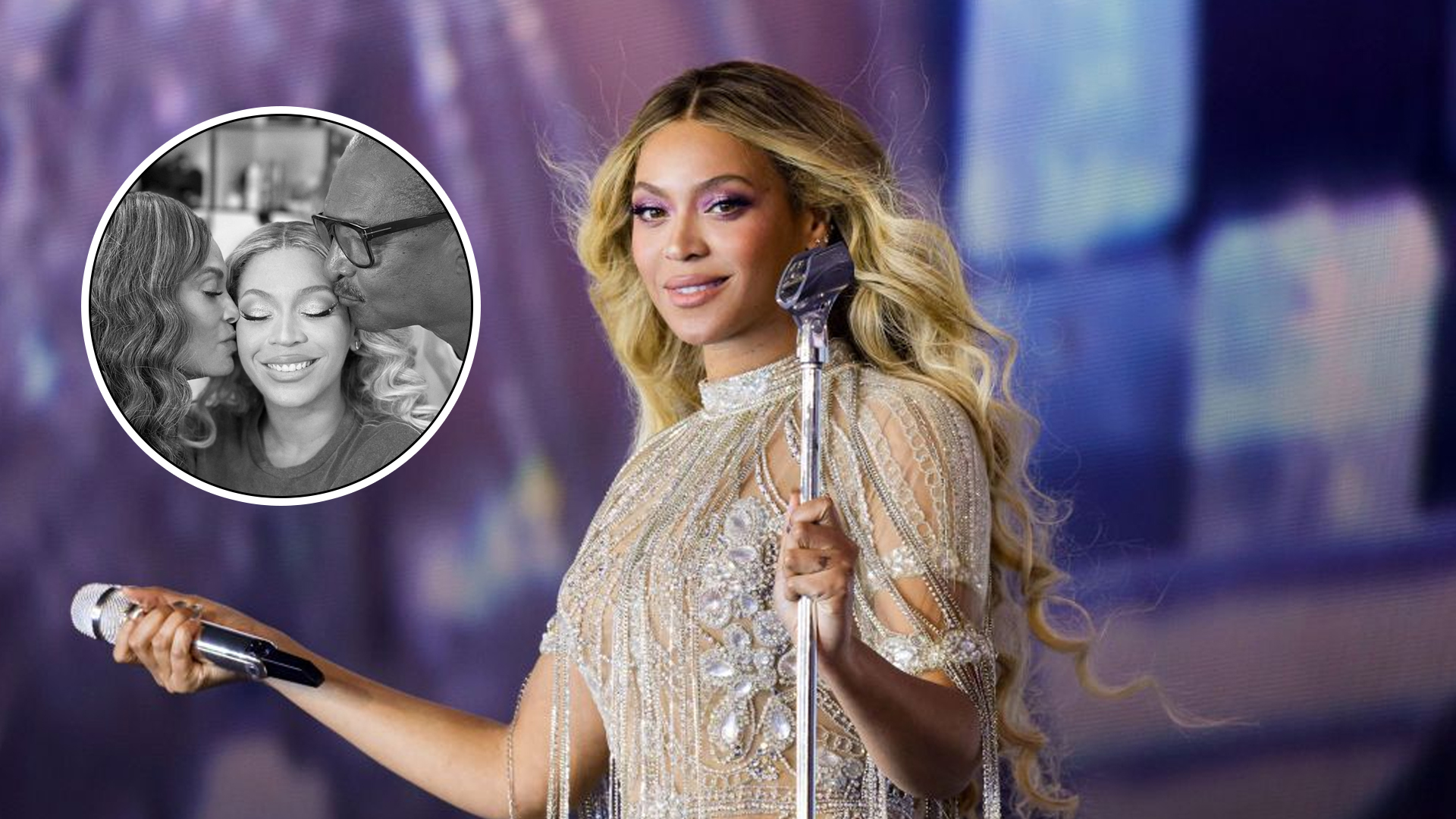 Beyonce Shared A Very Rare Photo With Her Parents.
