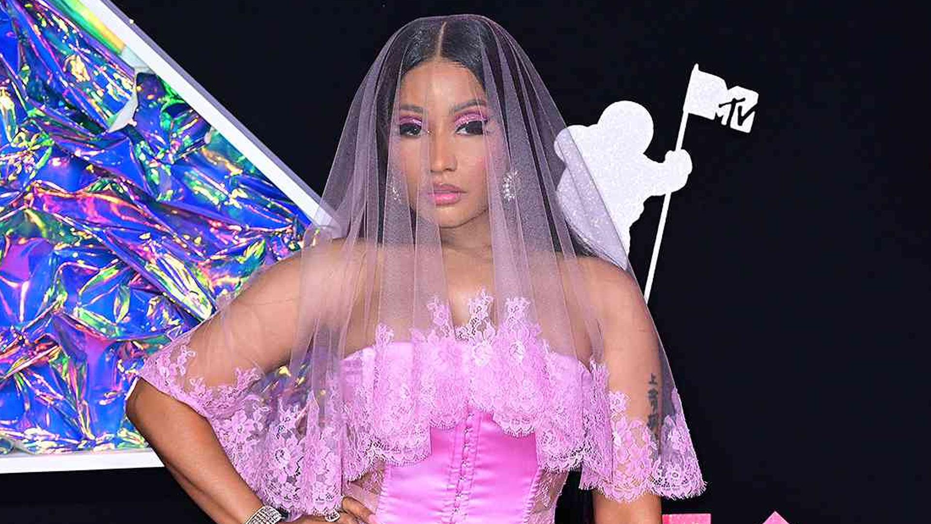 Nicki Minaj Hosts MTV VMAs 2023 In Pink Dress!