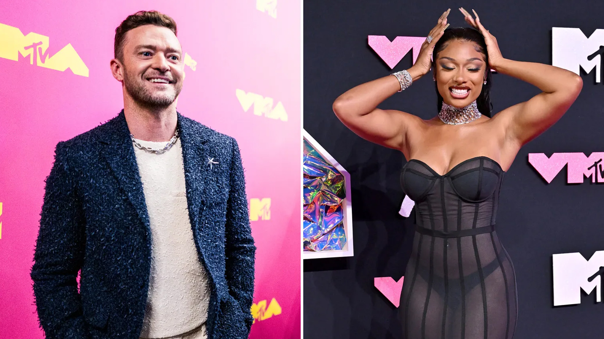 Megan Thee Stallion Yells At Justin Timberlake at MTV VMAs.