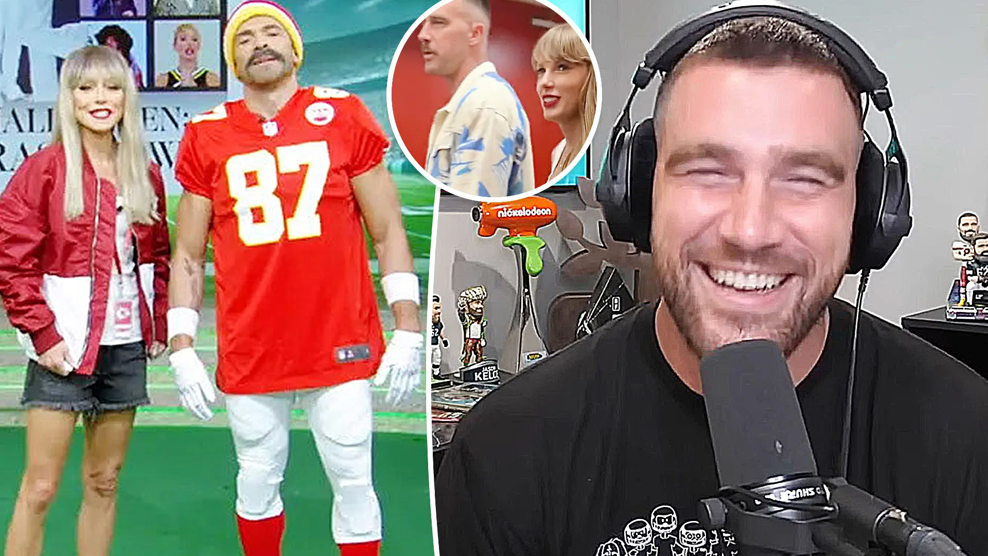 Travis Kelce Reacts to People Dressing Up As Taylor Swift and Him
