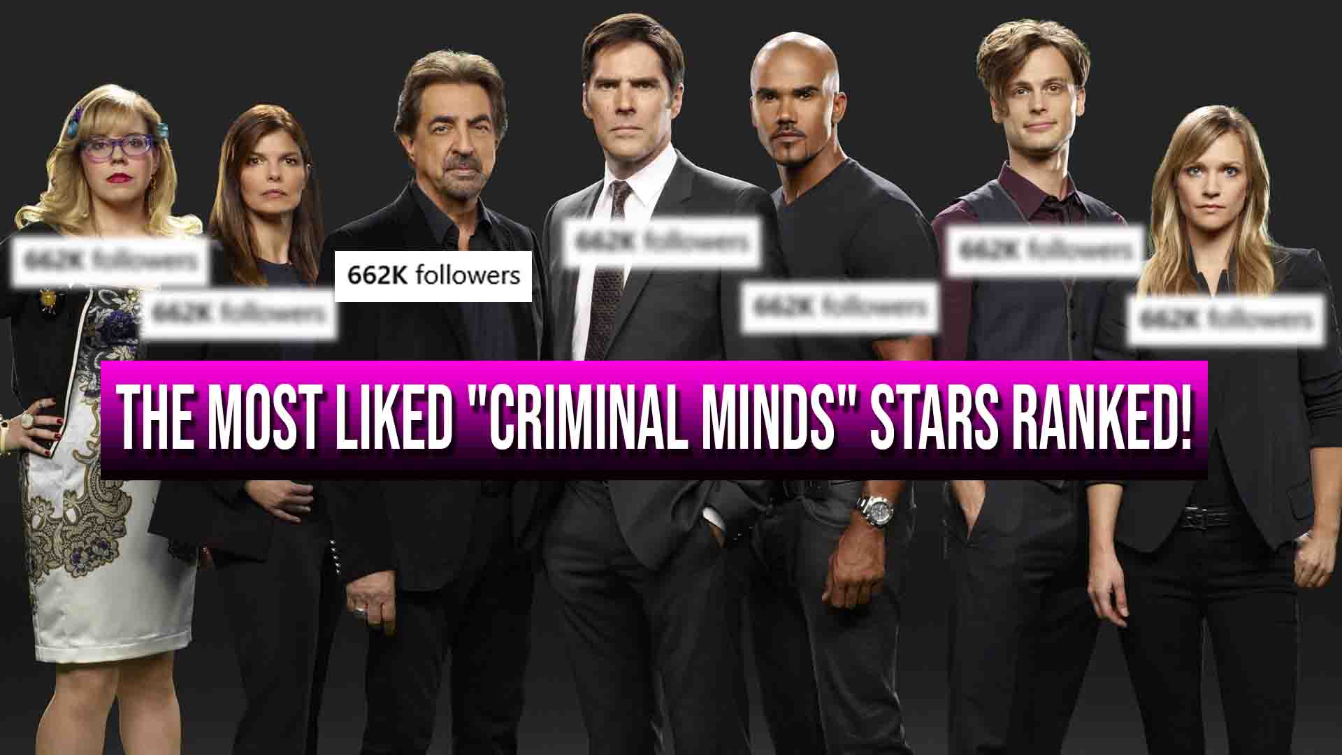 The Most Liked “Criminal Minds” Stars Ranked From Lowest
