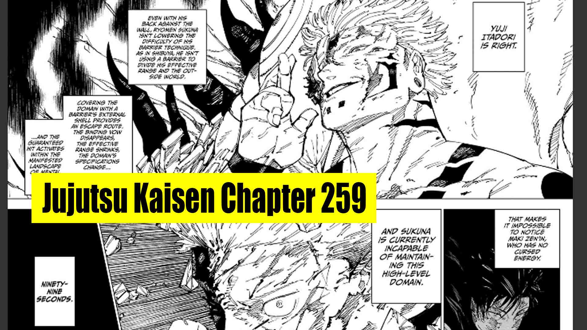 Jujutsu Kaisen Chapter 259